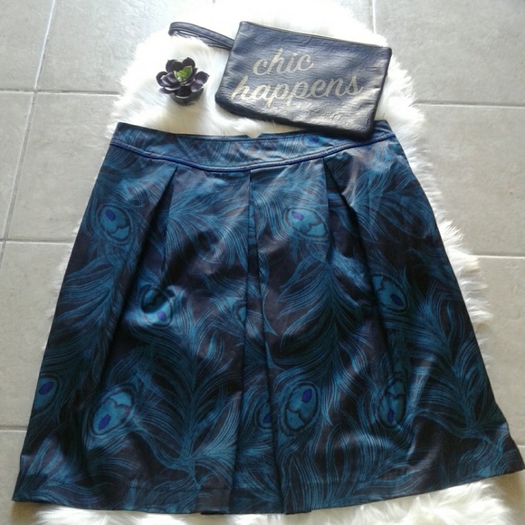 💥3/$20 Tropical printed midi skirt sz.16 - Picture 1 of 8
